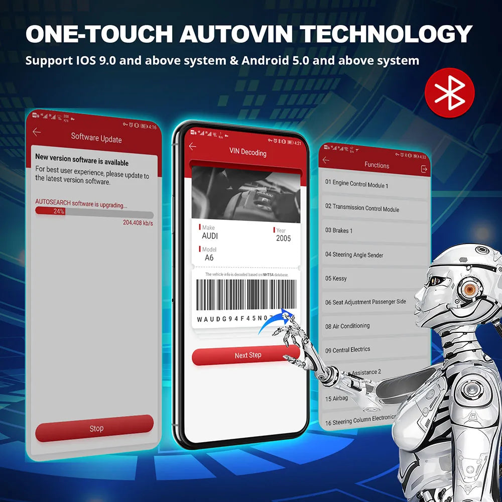THINKCAR Thinkdiag 2 OBD2 Scanner Support CAN FD Protocols Fit For GM Car Brands Free Full Softwares 16 Reset Functions ECU Code