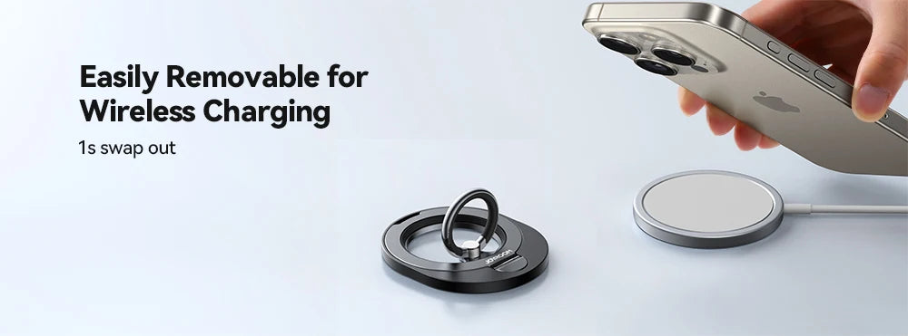 Joyroom Ring Phone Holder For Magsafe For iPhone Kickstand Ring Magnetic Phone Grip Holder Stand For iPhone 16 15 14 13 Pro Max