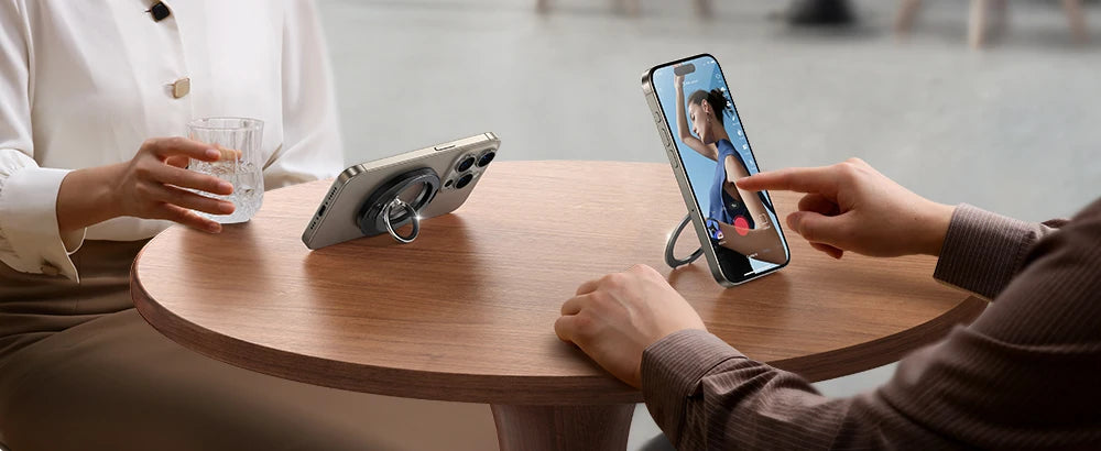 Joyroom Ring Phone Holder For Magsafe For iPhone Kickstand Ring Magnetic Phone Grip Holder Stand For iPhone 16 15 14 13 Pro Max