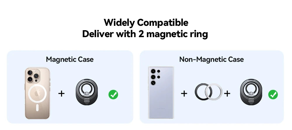 Joyroom Ring Phone Holder For Magsafe For iPhone Kickstand Ring Magnetic Phone Grip Holder Stand For iPhone 16 15 14 13 Pro Max