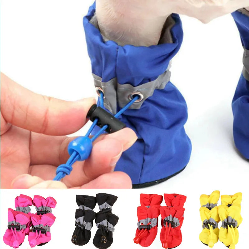 Waterproof Dog Boots — Anti-Slip Rain Shoes