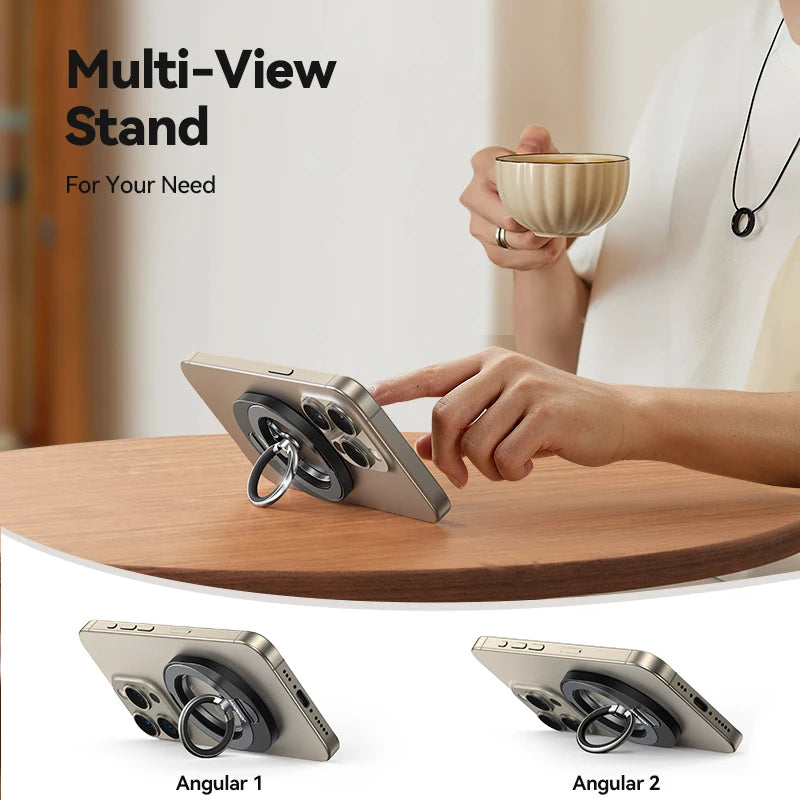 Joyroom Ring Phone Holder For Magsafe For iPhone Kickstand Ring Magnetic Phone Grip Holder Stand For iPhone 16 15 14 13 Pro Max