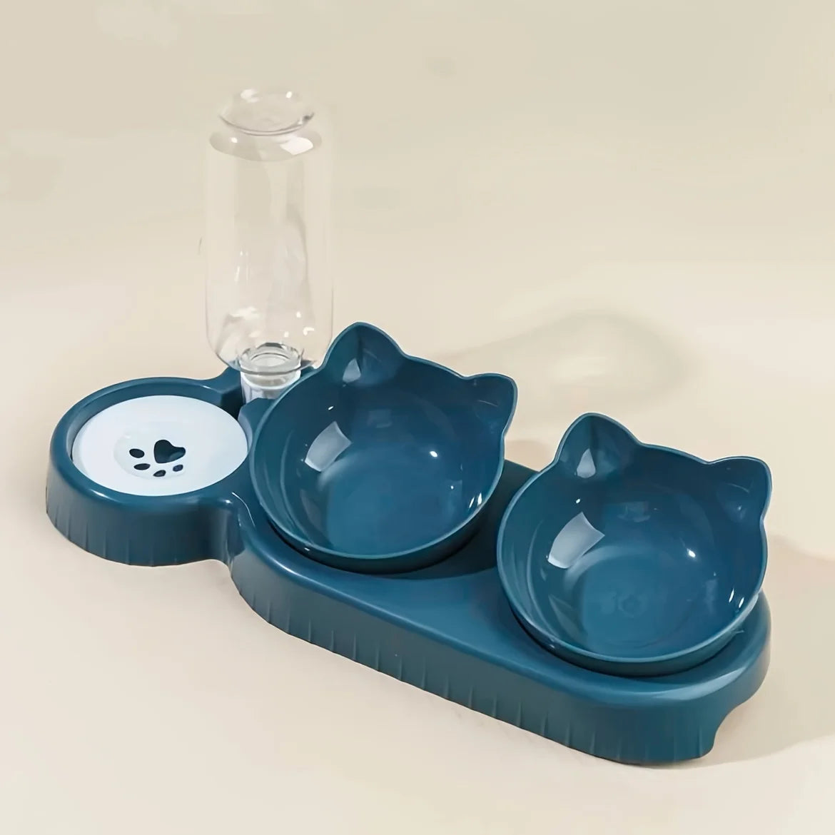 3-in-1 Gravity Pet Water & Food Bowl Set
