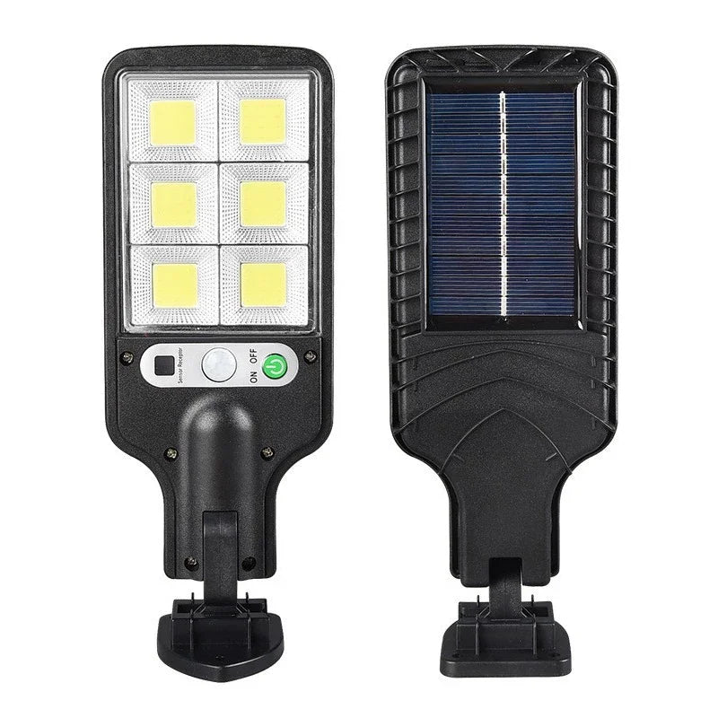 72COB Solar Outdoor Led Courtyard Wall Lamp Human Body Induction Garden Terrace Garage Door Street Lamp