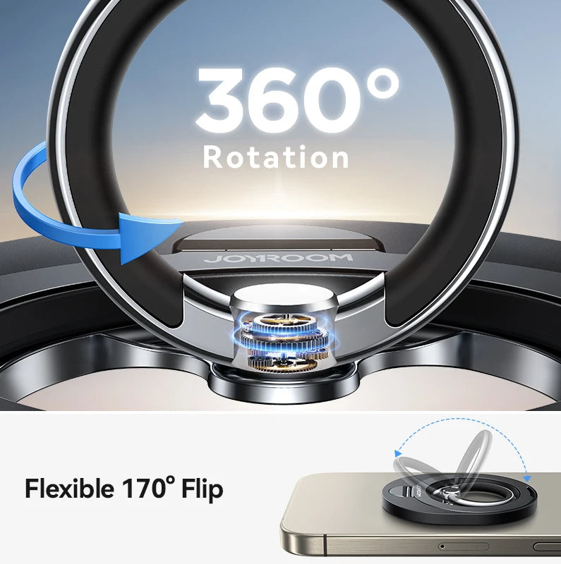 Joyroom Ring Phone Holder For Magsafe For iPhone Kickstand Ring Magnetic Phone Grip Holder Stand For iPhone 16 15 14 13 Pro Max
