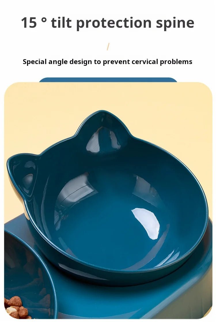 3-in-1 Gravity Pet Water & Food Bowl Set
